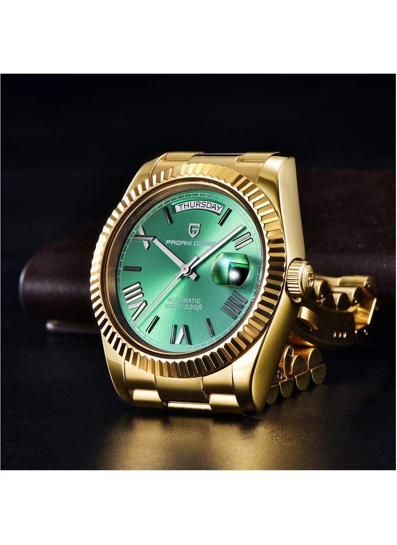 PAGANI DESIGN - Men’s Luxury Automatic Watches,Stainless Steel Sapphire Glass 100M Waterproof Mechanical Wristwatch ST16 Japanese Movement Business Watch Gift for Men - Image 1