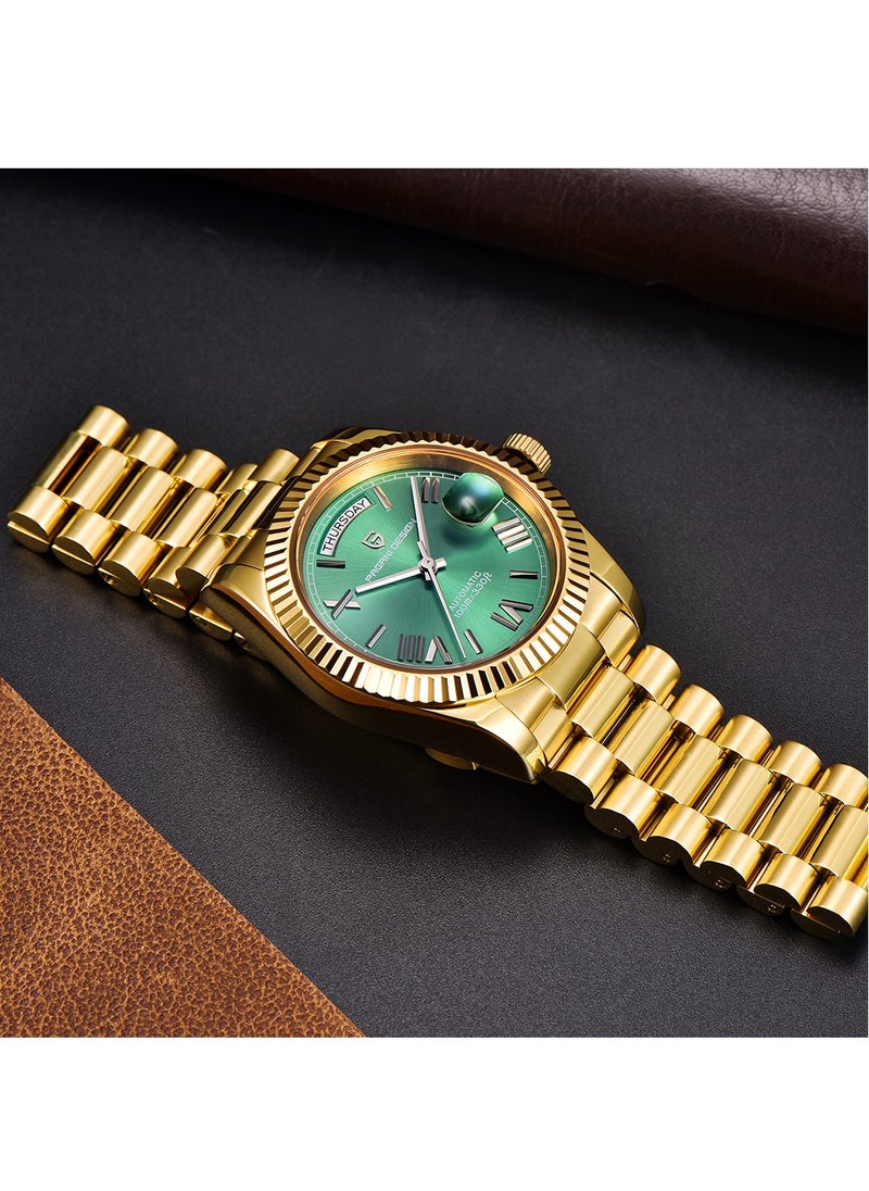PAGANI DESIGN - Men’s Luxury Automatic Watches,Stainless Steel Sapphire Glass 100M Waterproof Mechanical Wristwatch ST16 Japanese Movement Business Watch Gift for Men - Image 1