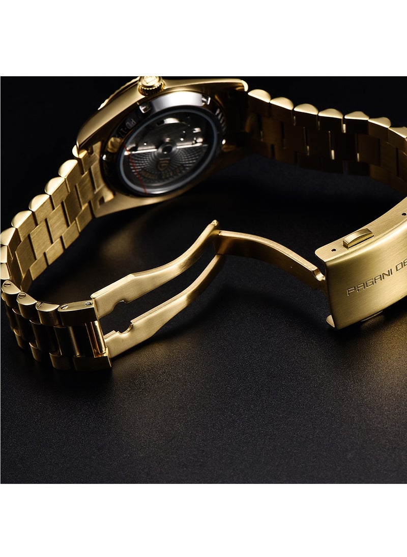 PAGANI DESIGN - Men’s Luxury Automatic Watches,Stainless Steel Sapphire Glass 100M Waterproof Mechanical Wristwatch ST16 Japanese Movement Business Watch Gift for Men - Image 1
