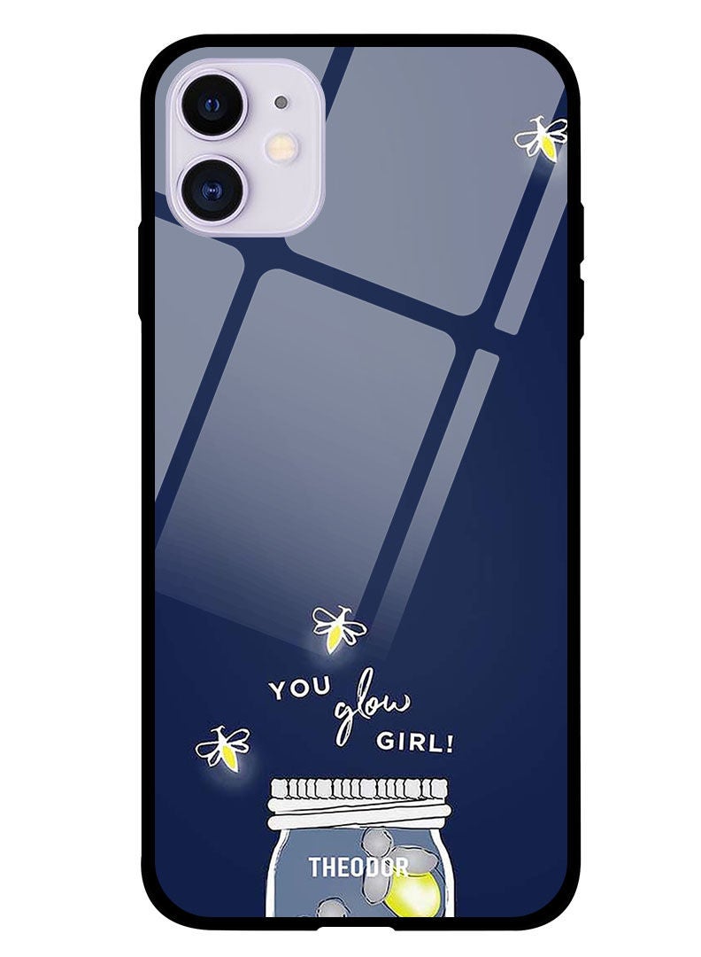 Theodor Protective Tempered Glass Case Cover IPHONE 12 6.1  You Glow Girl - Image 1