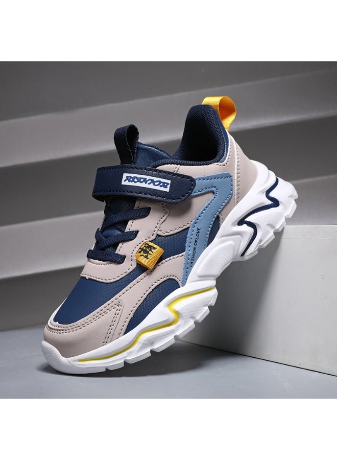 NIBEMINENT Kids Sneakers Boy Casual Sports Shoes Children Student Walking Running Hiking Basketball Tennis Trainers