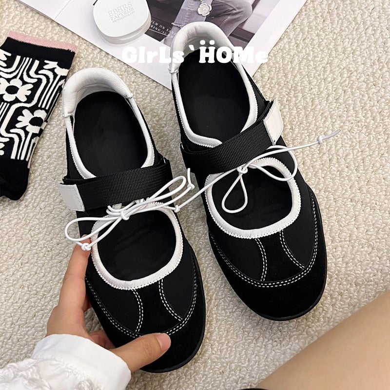 2025 Women'S New Small Mule Shoes Functional Style Retro Mary Jane Ballet Forrest Gump Shoes - Image 1