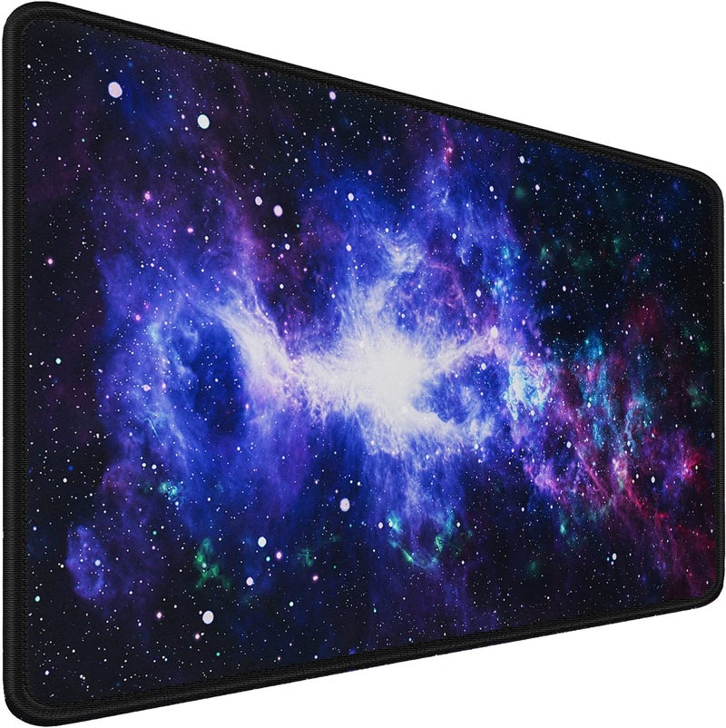 Naukay Large Mouse Pad, 31.5x15.7 inch Large Gaming Extended Computer Keyboard Mouse Mat, Water Resist Non-Slip Mousepad Rubber Base Long XXL Desk Mouse Pad for Work & Gaming, Office & Home - Image 1