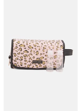 POSH Women Animal Print  Cosmetic Bag, Multicolor  - Image 1