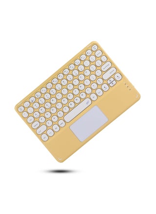 Bluetooth Keyboard Mouse Combo Touchpad Colorful Frame Yellow touch keyboard] - pzsku/ZBC493FE028E59FB3D599Z/45/1745605352/63cbd845-cf33-42cc-87f6-ed881150f52c