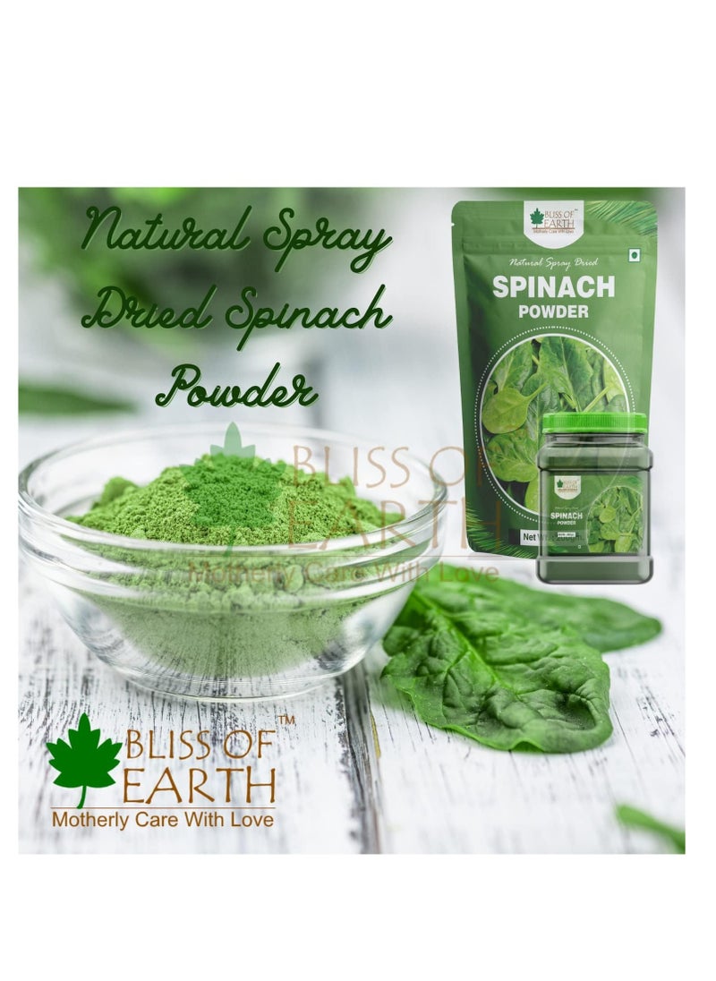 Bliss of Earth 500gm Spinach Powder Natural Spray Dried