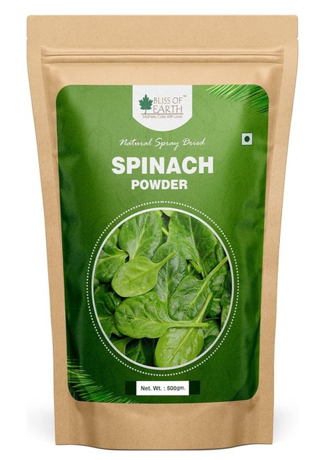 Bliss of Earth 500gm Spinach Powder Natural Spray Dried