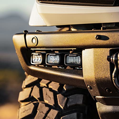 RIGID 46731 Triple SR-M Fog Light Bumper Mount KIT - FITS 2021 Ford Bronco Full Size, Includes 6 RIGID SR-M LED Lights. - Image 2