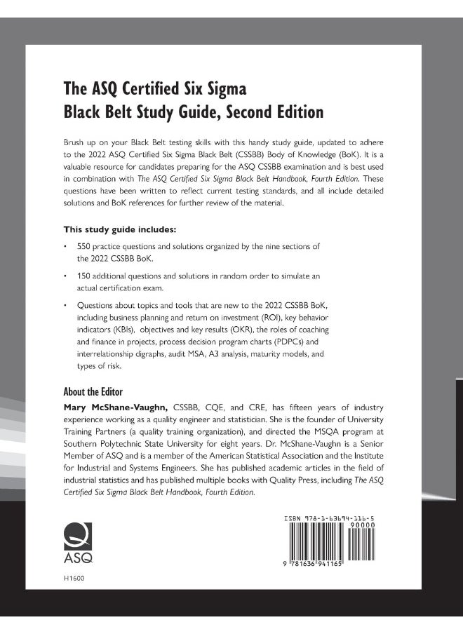 The ASQ Certified Six Sigma Black Belt Study Guide  - Image 2