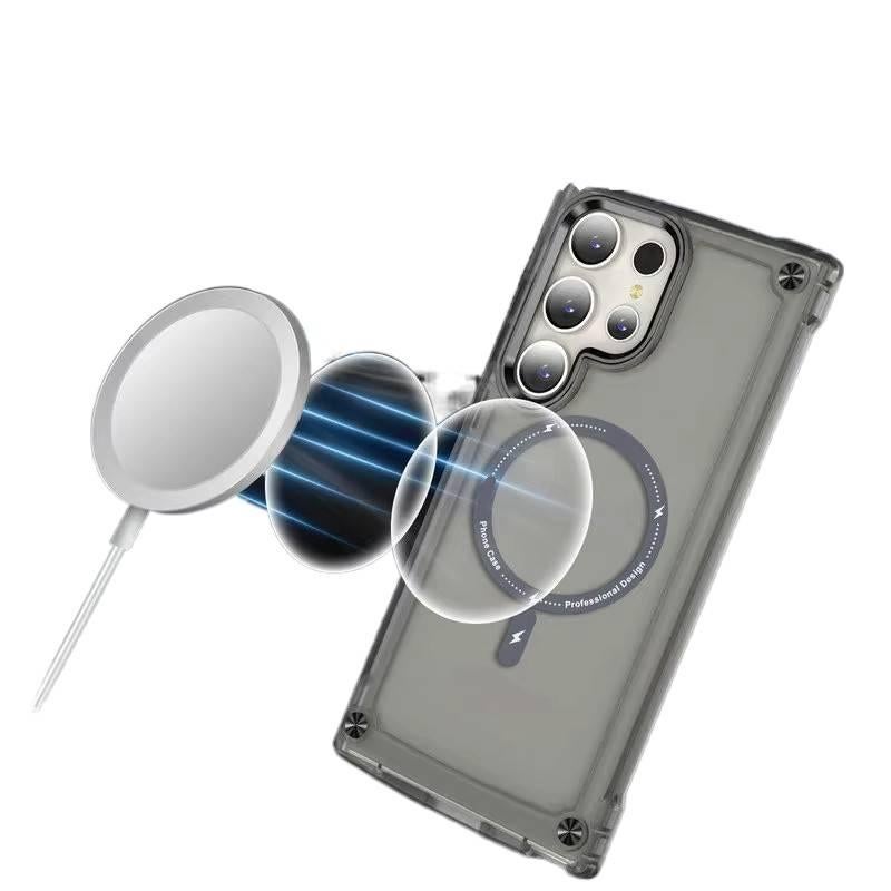 MagSafe Samsung Galaxy S24 Plus Drop Protection TPU + PC Case for Matte Finish and Skin Feel in Blue for Home Office - Image 4