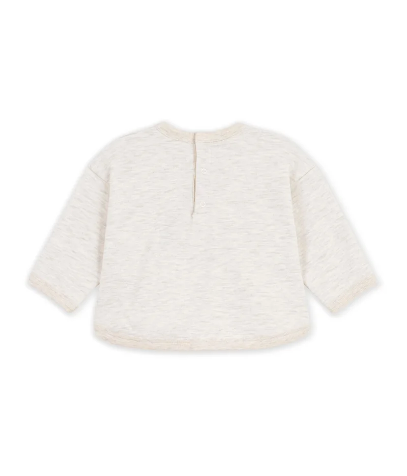بيتي باتو Babies' Plain And Boat Patterned Cotton Sweatshirt