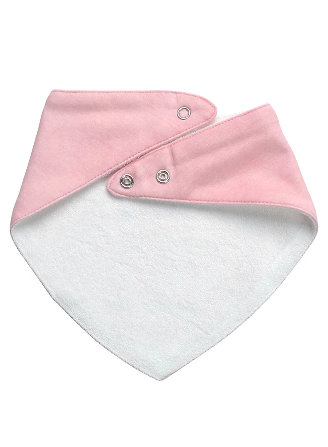 LITTLE SURPRISE BOX Little Surprise Box, 3PCS Set of Pink Crown premium adjustable snap button closure Bibs
