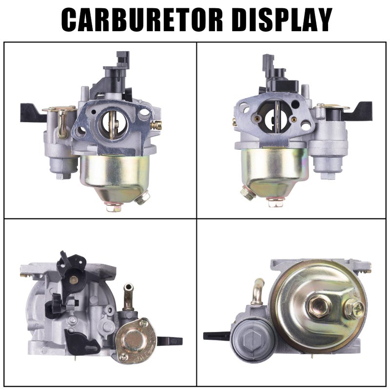 MRELC High Performance Upgraded Carburetor Air Filter adapter Intake Spark Plug Kit fit for Predator 212cc 6.5 Hp Honda Gx160 Gx200 196cc Coleman CT200U Trail CT100U Mini Bike Go Kart Racing ï¼ˆBlueï¼‰ - Image 3