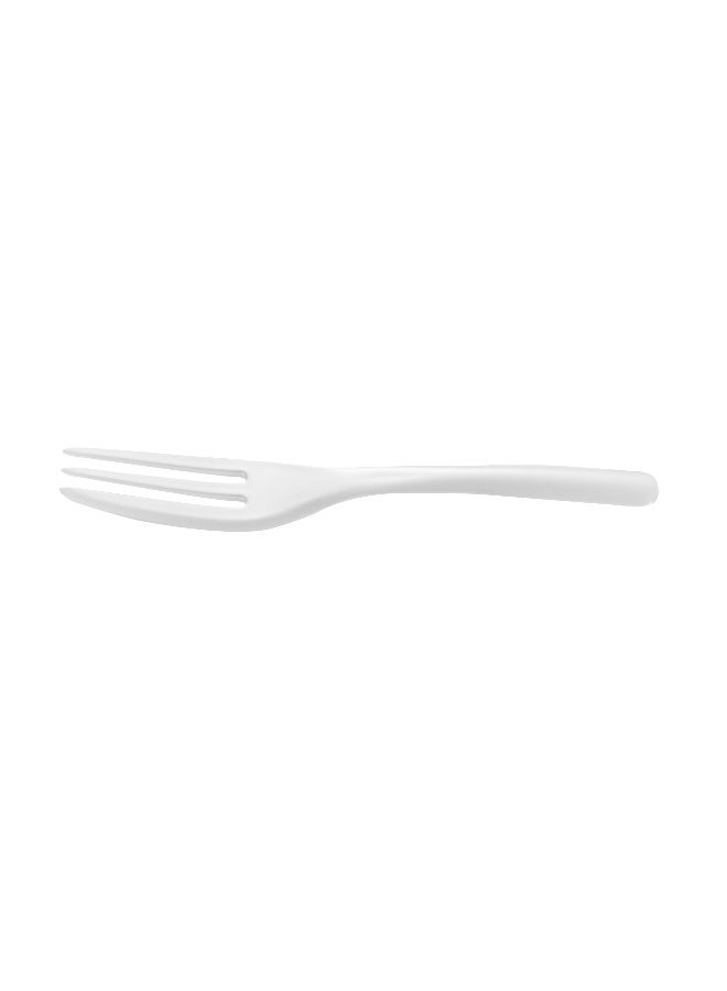 Restaurantware 4 Inch Cake Forks, 500 Knife-Edged Premium Pastry Forks - Disposable, Solid And Durable, PEarl White Plastic Sharp Edge Forks, For Parties, Bakeries, Catering Services, Gatherings - Image 1