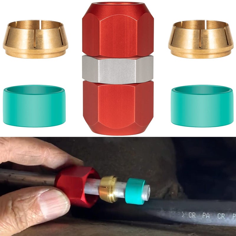800641 Line Splice Fit for 38 in Aluminum Lines Works for AC coolant heater oil PS return and trans line repairs