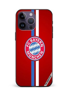 VR CREATIVE Protective Case Cover For Apple iPhone 15 Pro Max Fc Bayern Munchen Logo Red Design Multicolour  - Image 1