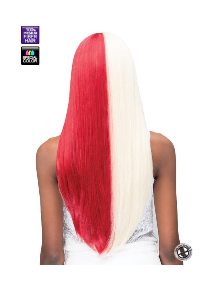 بوبي بوس Bobbi Boss شعر مستعار صناعي بريميوم 13x4 HD بدانتيل أمامي - MLF242- GARNET #2  - Image 4