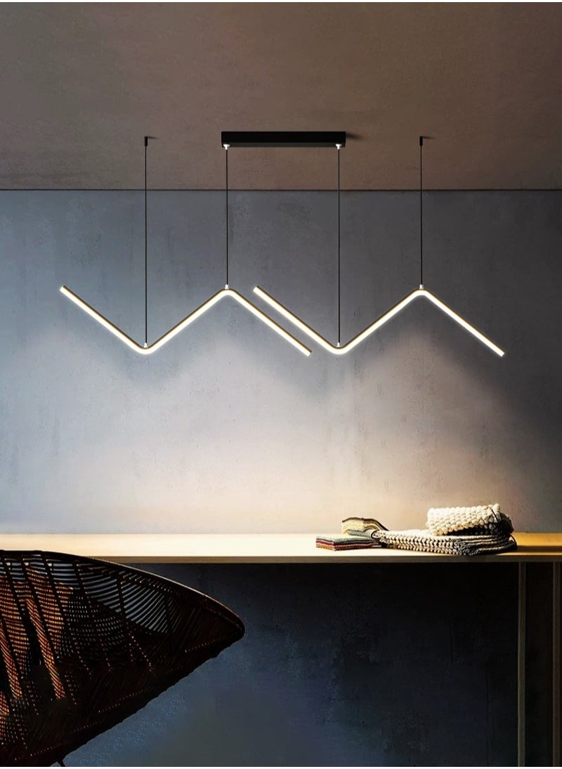 Goeco 18W Wavy Pendant Light, Adjustable Color and Brightness with Remote Control  - Image 5