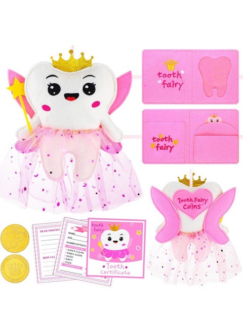 Tooth Pillow Kit Including Lost Teeth Cute Fairy Pillow Felt Tooth Pillow Lost Teeth Pillow Dear Tooth Notepad Felt Keepsake Wallet Pouch To Hold Teeth Note Card Photography For Kids