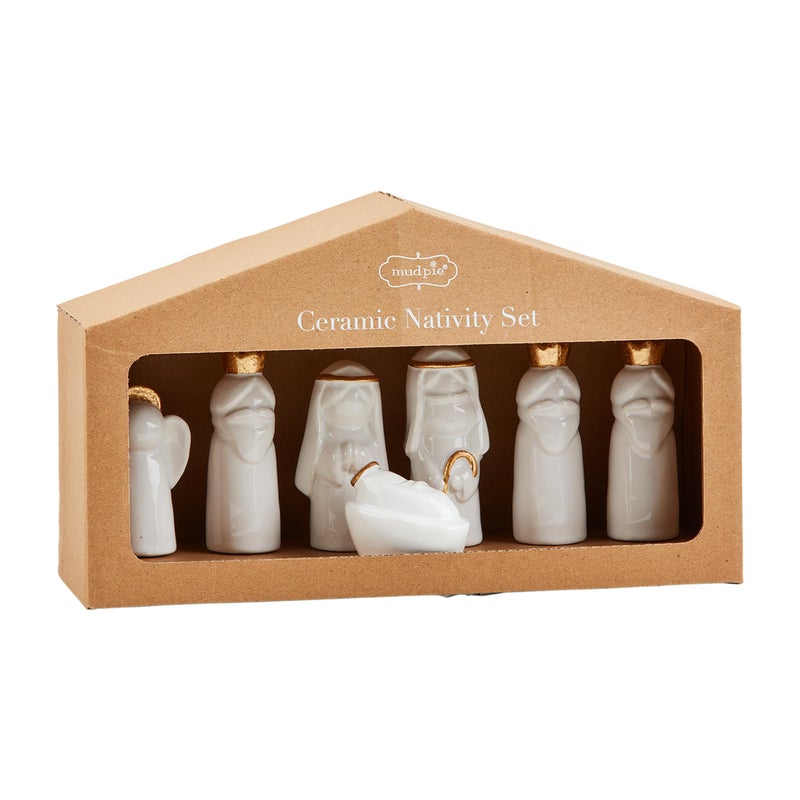 Mud Pie Boxed Nativity Set Approx 2 34 x 1 - Image 2
