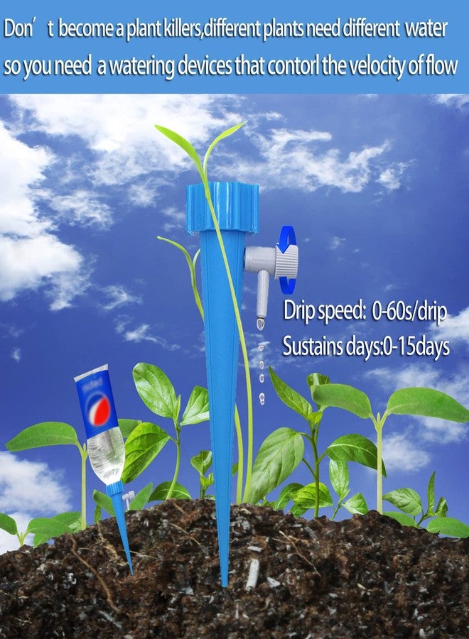 LABOTA Watering System Indoor Plants Garden, 24 Pieces Automatic Watering Indoor Plants Holiday Plants Watering Spikes Adjustable for Flowers Vegetables Indoor for Outdoor Use - Image 4