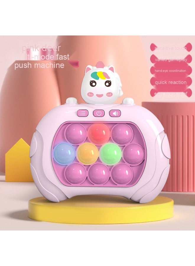 Children's Challenge Push Game Machine - Whack-a-Mole Fun