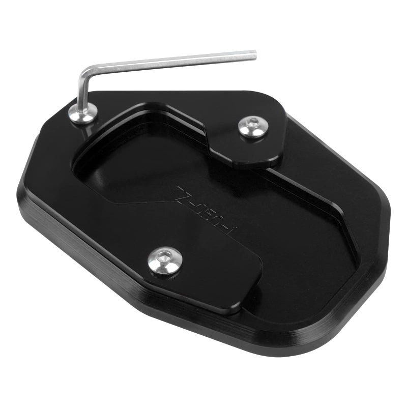 BAIONE Motorcycle Kickstand Pad Enlarger Extension Side Stand Plate Pad Compatible with Harley PAN AMERICA 1250 1250S RA1250 S 2021 2022 2023 2024 2025(black) - Image 1