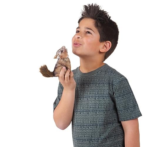 Folkmanis Mini Coyote Finger Puppet - Image 5