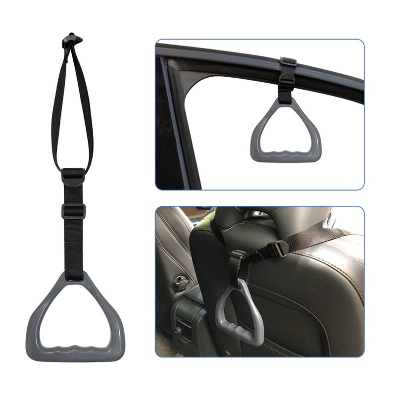 Car Handle for Elderly Assist Car Door Cane Seniors Handicap to Get Out of Auto Vehicle Portable Transfer Support Grab Bar Automotive Disabled Safety Standing Aid Adjustable Seat Headrest Helper