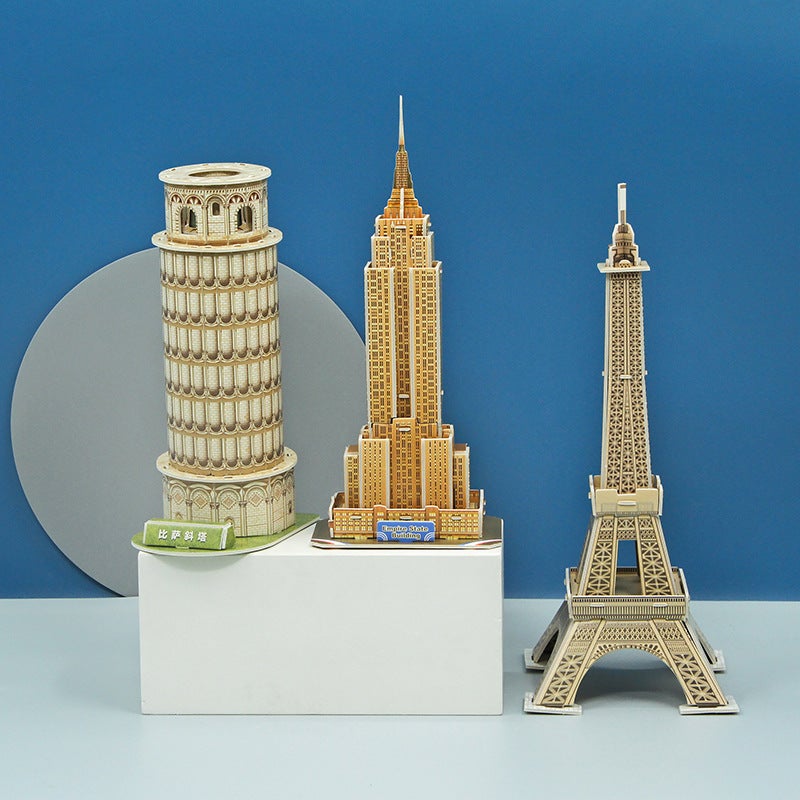 Children'S 3D Three-Dimensional Puzzle Boys And Girls Educational Toys Paper House Model Handmade Diy Stall Spot - Image 4