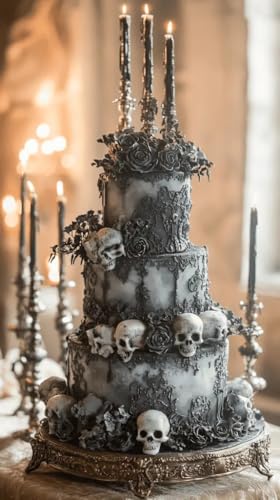 Anyana 3D Skull silicone mould cake Fondant gum paste mold for Sugar paste Halloween party cupcake decorating topper decoration sugarcraft icing biscuit decor - Image 3