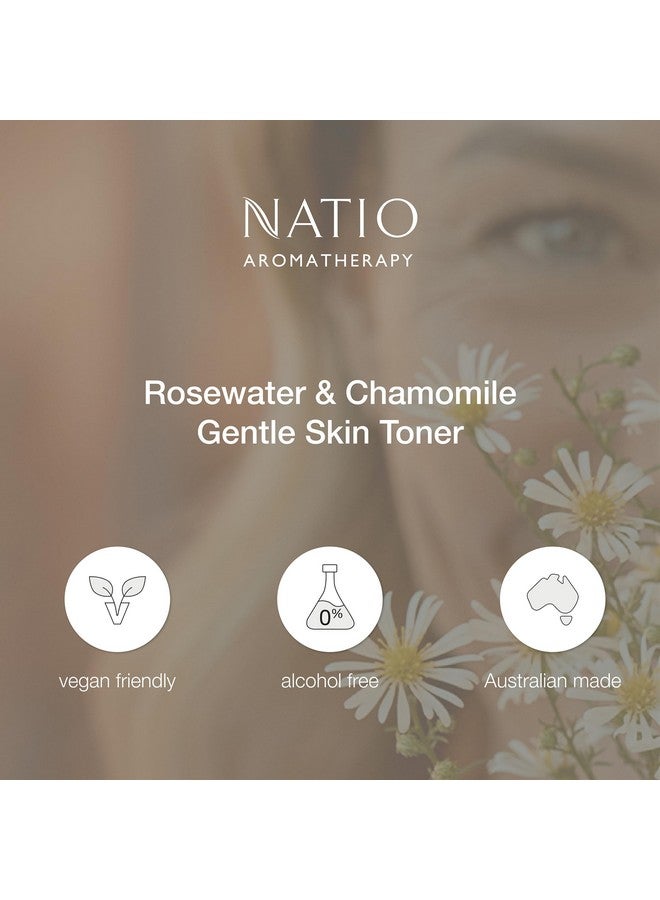 Natio Aromatherapy Rosewater and Chamomile Gentle Skin Toner, 250ml - Image 4