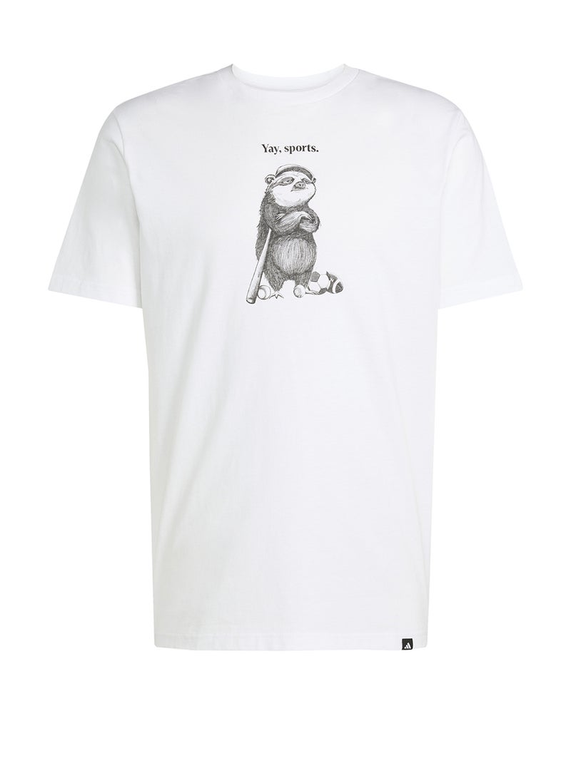 adidas تيشيرت برسومات شخصيات رياضية - Image 4