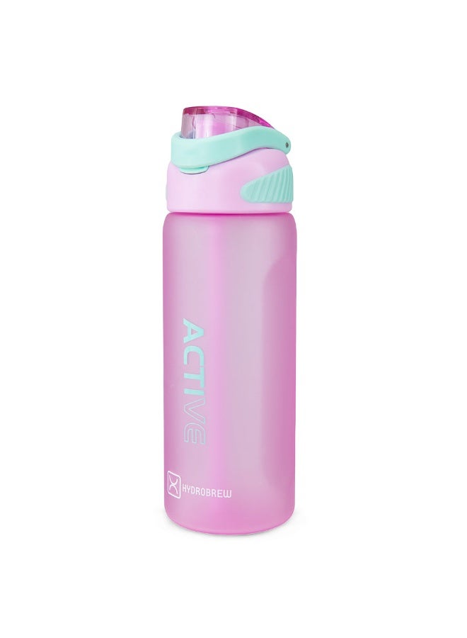 HYDROBREW Sip Switch Tritan Water Bottle 1000ml Leakproof, BPA Free, Straw & Spout Lid- Orchid Mist - Image 1