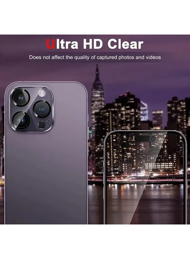 5 Pcs Clear Tempered Glass Camera Lens Protector For Iphone 12 Scratch Resistant Anti Fingerprint Easy Install Durable Phone Accessory - Image 3