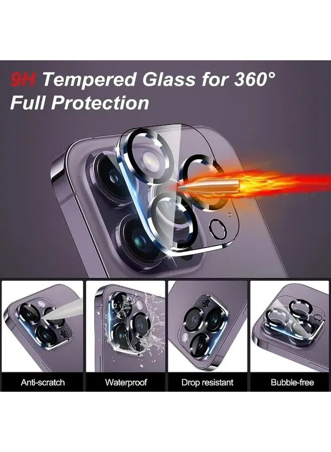 5 Pcs Clear Tempered Glass Camera Lens Protector For Iphone 12 Scratch Resistant Anti Fingerprint Easy Install Durable Phone Accessory - Image 5