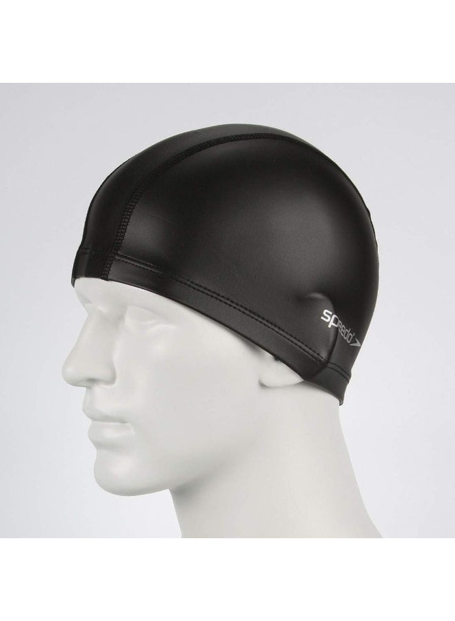 Speedo Unisex Ultra Pace Swimming Cap - Black | Premium Swimwear & Swimming Accessory by Speedo for Training, Fitness and Recreational Use - Image 3