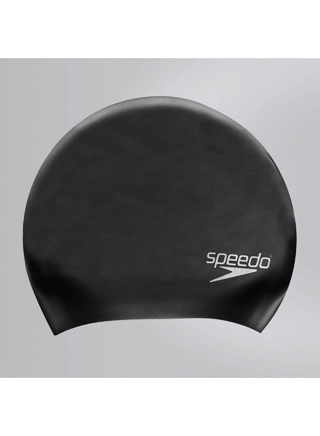 Speedo Unisex Ultra Pace Swimming Cap - Black | Premium Swimwear & Swimming Accessory by Speedo for Training, Fitness and Recreational Use - Image 1