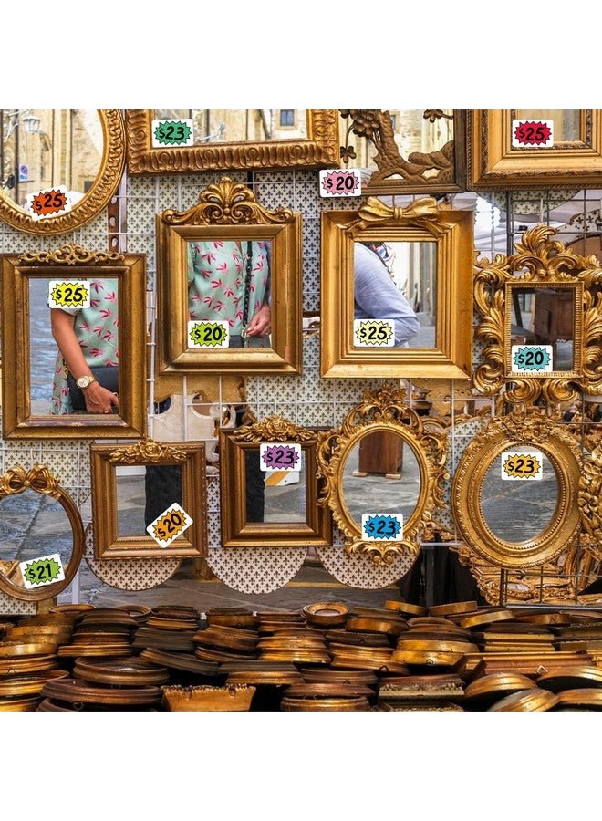 360 قطعة من ملصقات أسعار بيع الفناء، ملصقات بيع المرآب متعددة الاستخدامات مع مساحة لكتابة الأسعار، ملصقات بيع التخفيضات القابلة للإزالة، لأسواق السلع المستعملة ومبيعات الفناء بالتجزئة ومبيعات العقارات - Image 4