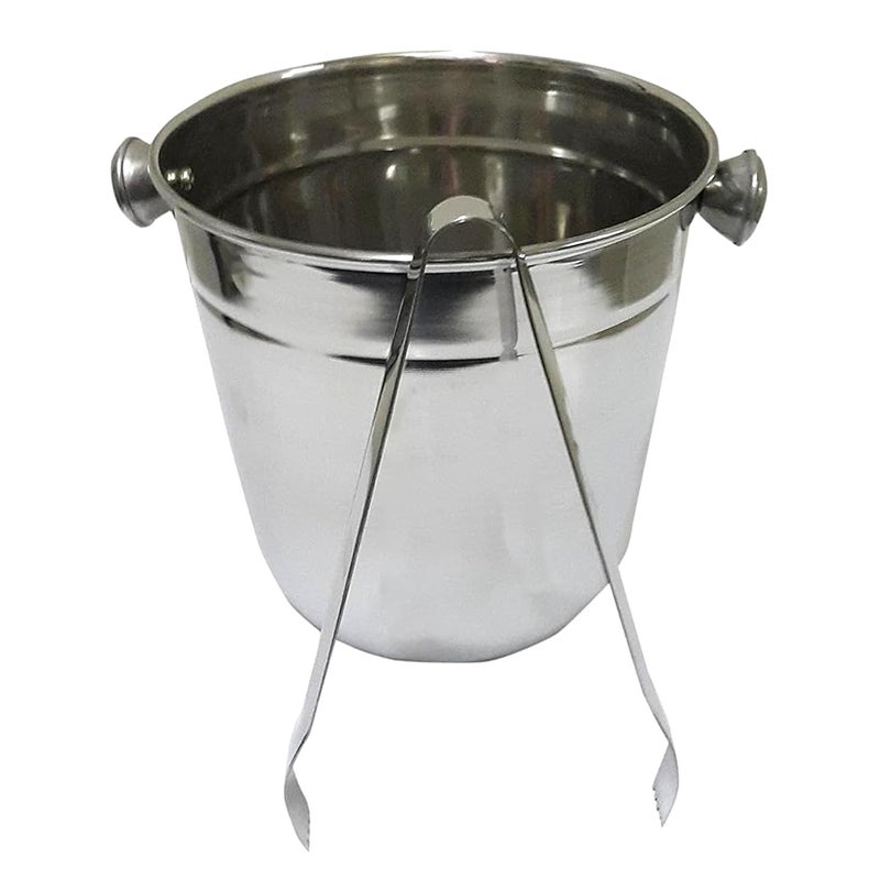 Dynore Stainless Steel Single Wall Ice Bucket with Tong 228 g - Image 5