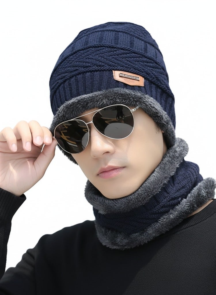 SARAOONT 8 Piece Winter Thick Hat Benie scarf set - Image 3