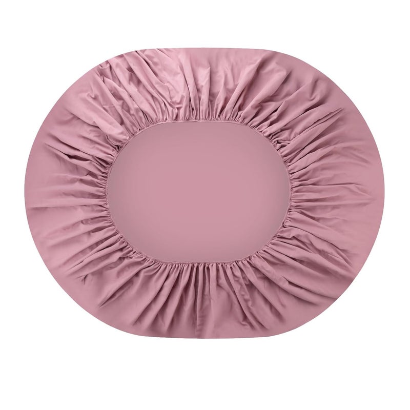 Homestic Single Bed Mattress ProtectorBed Protecter with Elastic 120x200 CM (Pink) - Image 2