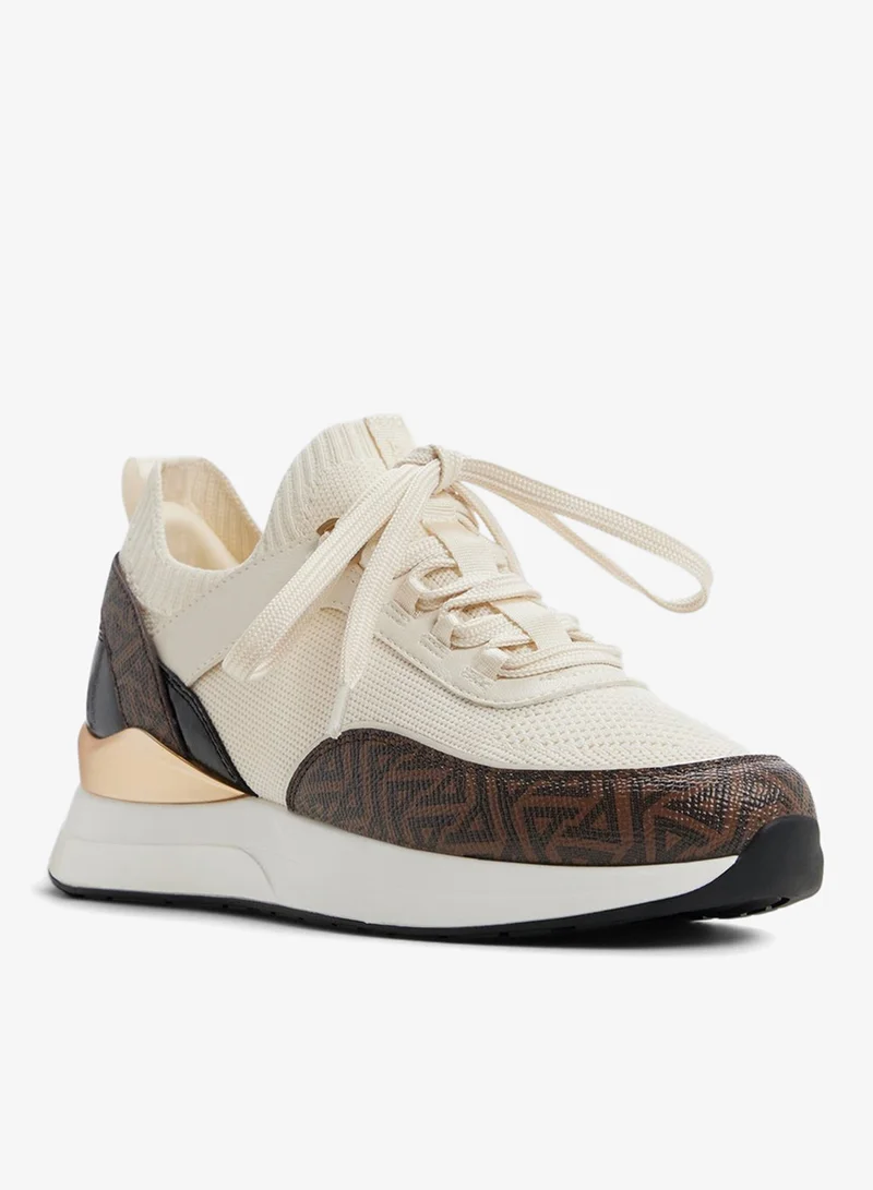 ALDO  RANALDAR Printed Mid Top Sneakers for Women | Best Price UAE