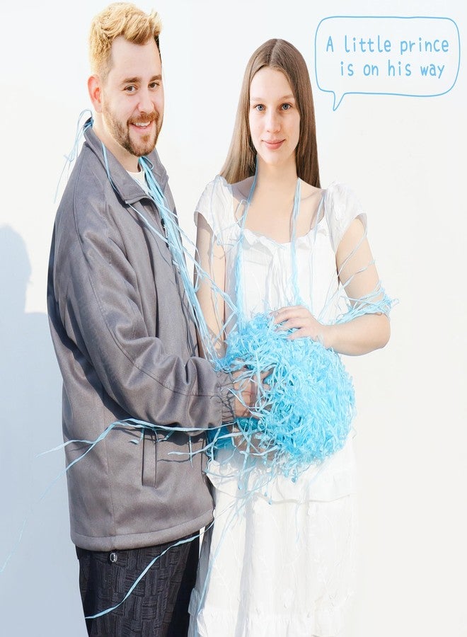 BB Hapeayou Streamer Poppers No Mess Party Hand Throw Confetti for Birthday/Wedding/Graduation 10 Pcs (Blue) - Image 3