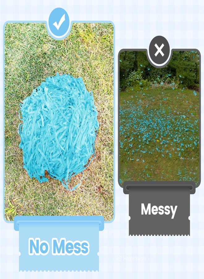 BB Hapeayou Streamer Poppers No Mess Party Hand Throw Confetti for Birthday/Wedding/Graduation 10 Pcs (Blue) - Image 5
