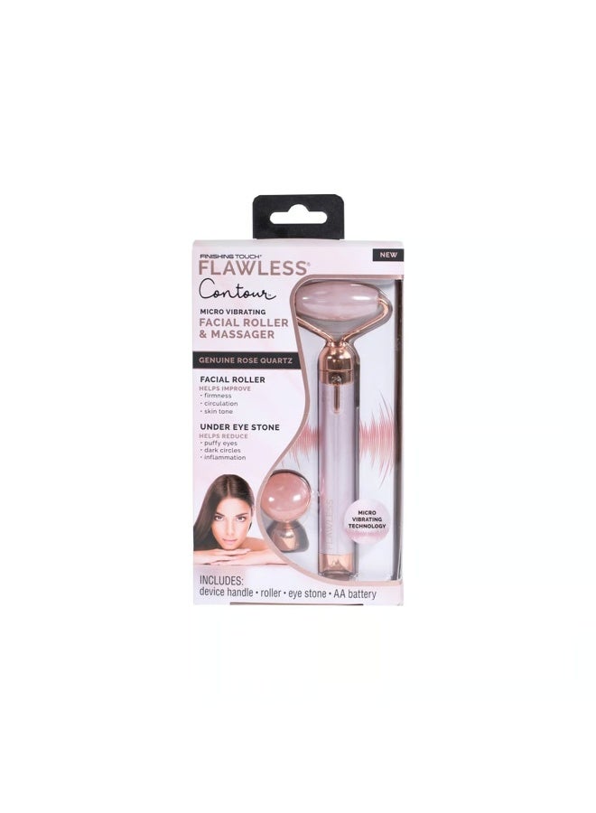 Finishing Touch Flawless™ Contour Facial Roller & Massager - Image 4