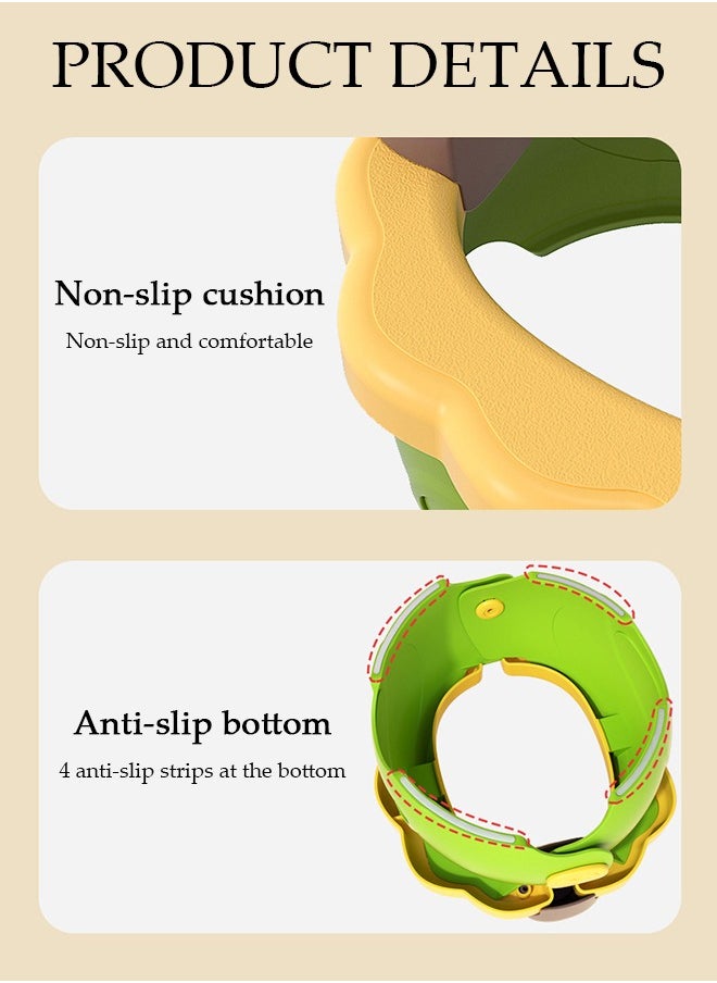 DUNISO - Folding Potty Training Toilet for Kids, Folding Car potty with Storage Bags, Travel Potty Chair for Kids, Portable Toilet for Camping Outdoor and Indoor - Image 1
