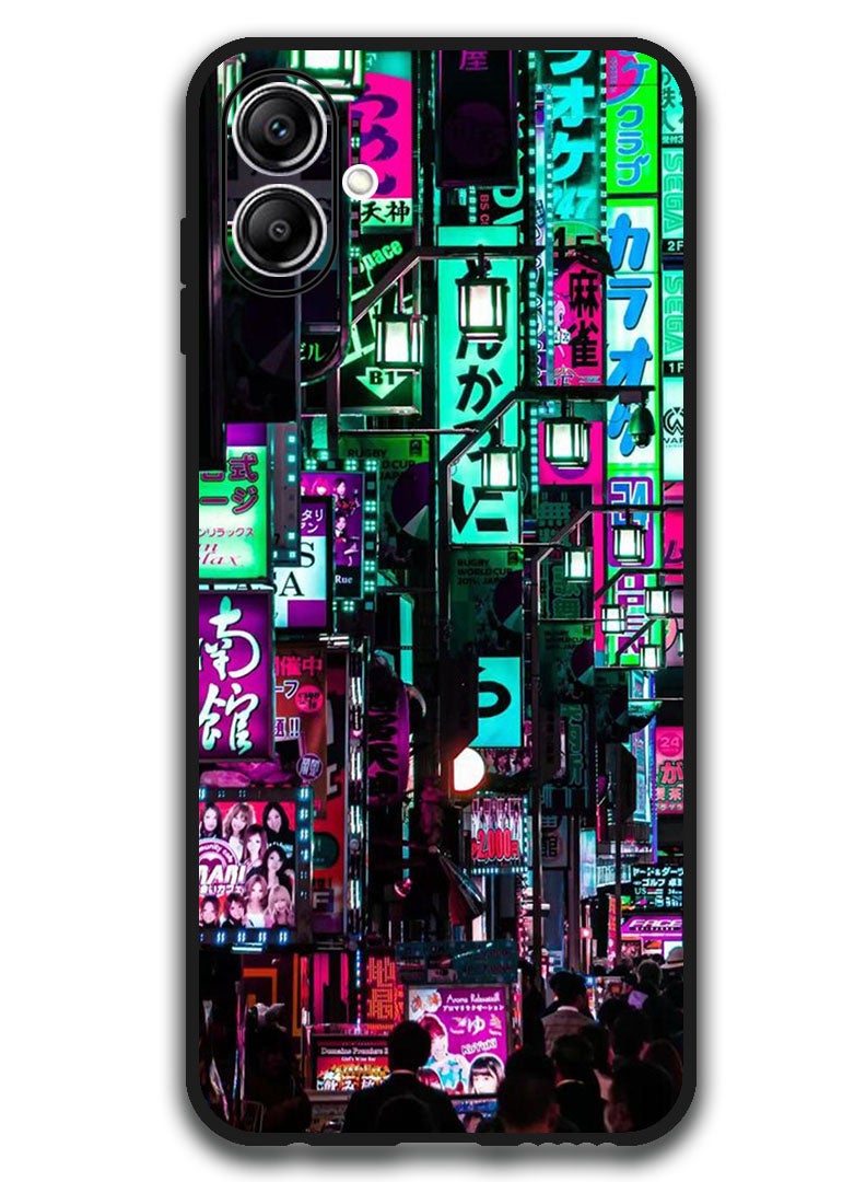 Theodor Protective Case Anti Scratch Shock Proof Bumper Cover For Samsung Galaxy A06 Tokyo Night - Image 1