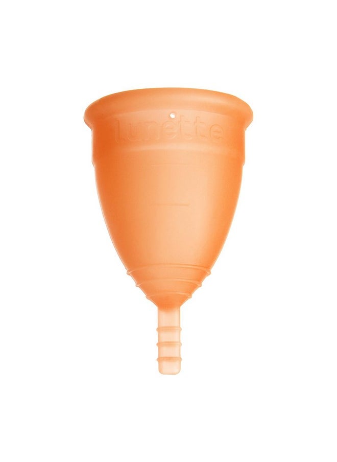 Lunette Lunette Menstrual Cup - Orange - Reusable Model 2 Menstrual Cup for Heavy Flow  - Image 1