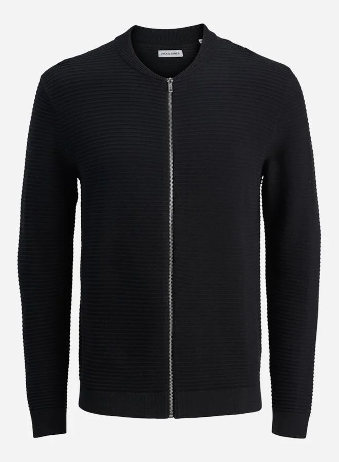 جاك اند جونز كارديجان محبوك بسحاب كامل